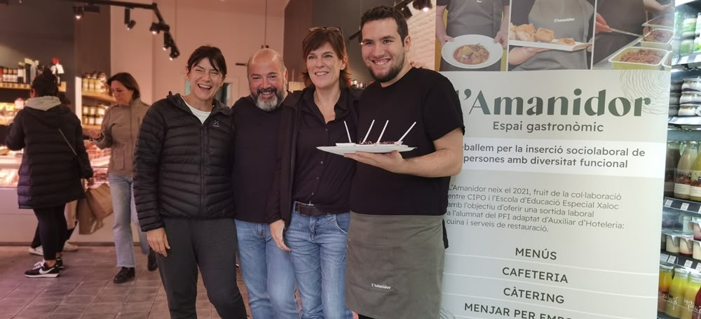 Presentació de la nova línia de menjar preparat de L'Amanidor, aquest divendres a la Casa Mató. Autor: cedida.