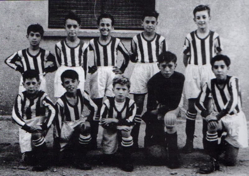 Primer equip de futbol del col·legi (1950)