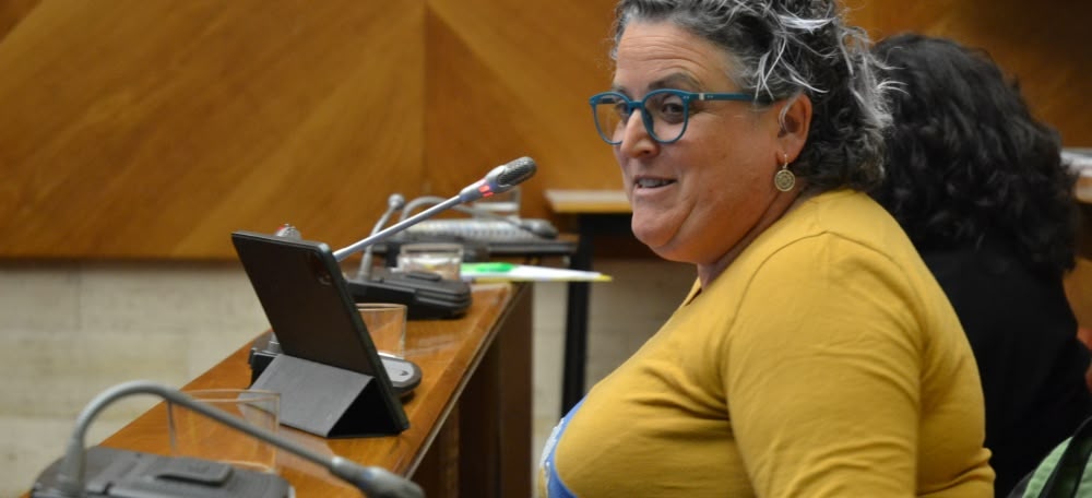 La portaveu de la Crida, Nani Valero. Autor: J.d.A.