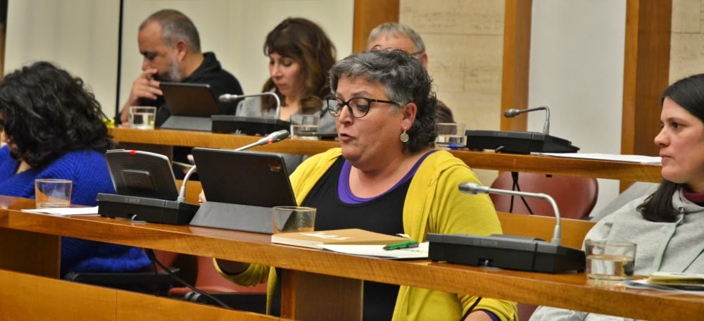 La portaveu de la Crida, Nani Valero. Autor: J.d.A. 