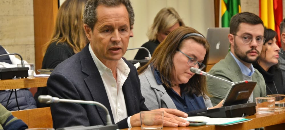 El portaveu de Junts, Lluis Matas. Autor: J.d.A. 