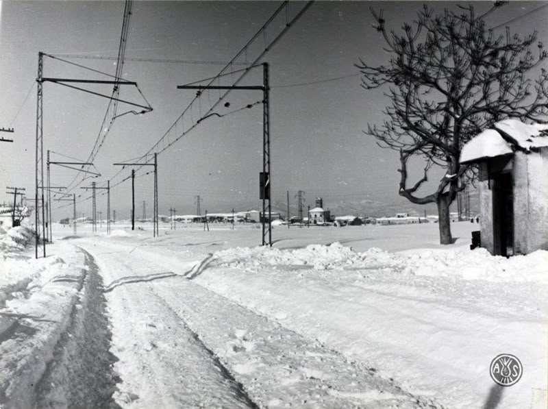 Via del tren de Sabadell a Terrassa. Autor: Josep Busoms