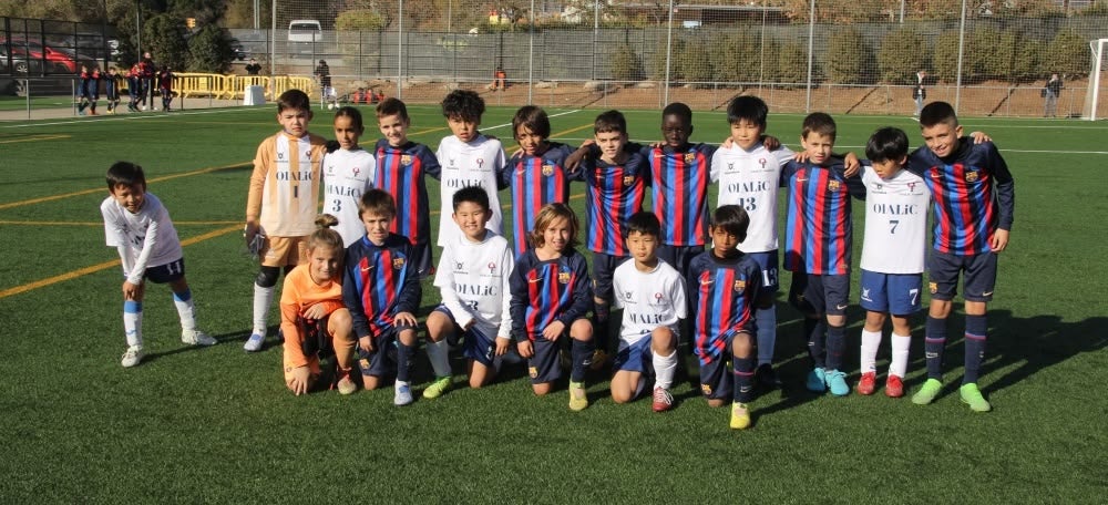 Barça i Olalic de Japó al torneig benjamí del Can Rull Rómulo Tronchoni. Autor: J.Sánchez