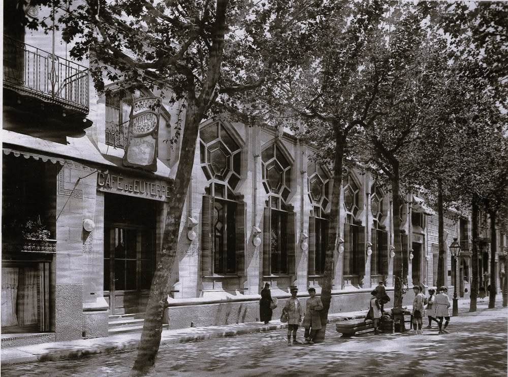 L'Euterpe, al començament de la Rambla. Col. Roisin/IEFC.