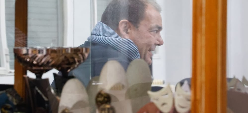 Foto portada: Miquel Roselló, qui ha representat Satanàs durant 25 anys, en una entrevista aquest dimarts. Autor: David Jiménez.