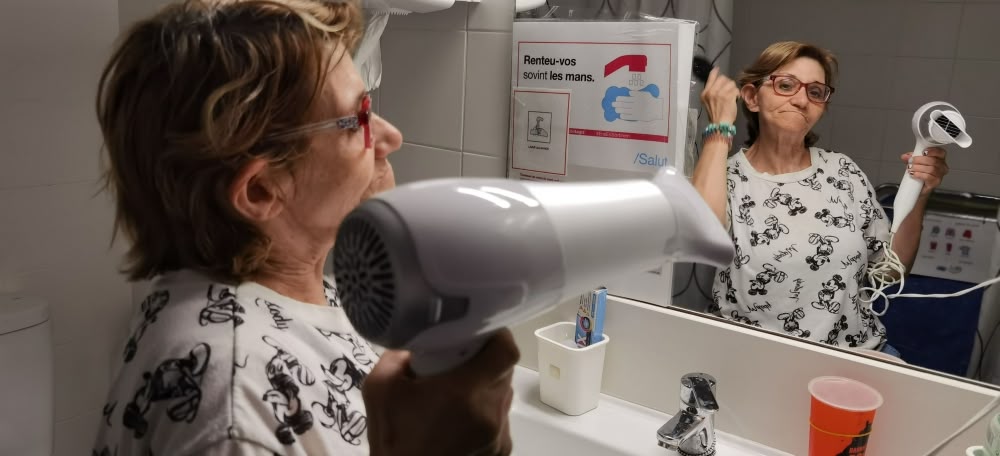 Resident de la llar residència Parc Central de la CIPO. Autor: Cedida.