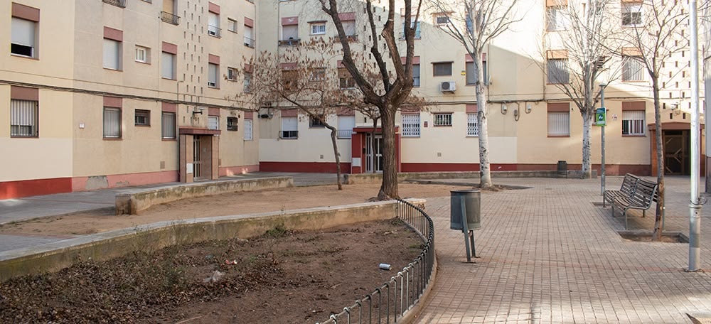 El barri de Les Termes, al febrer de 2023. Autor: Izan Vizuete.