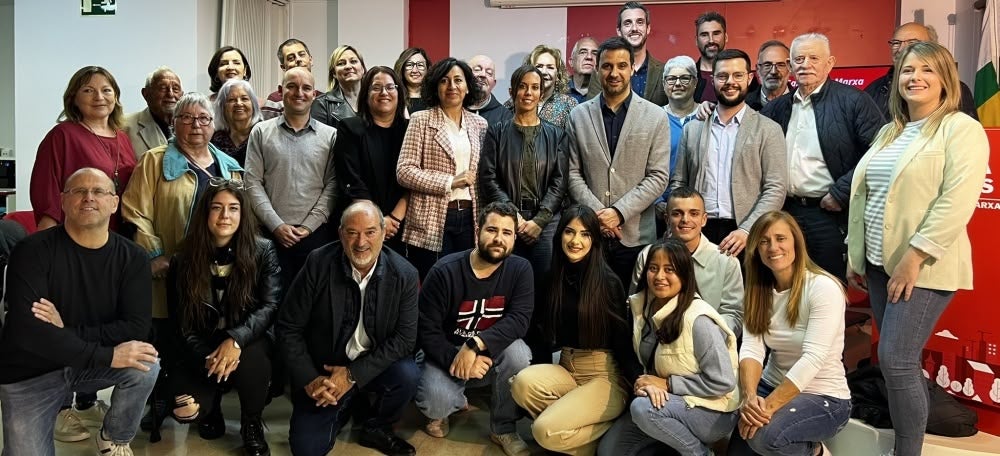 Membres de la llista socialista, fa uns dies. Autor: PSC.