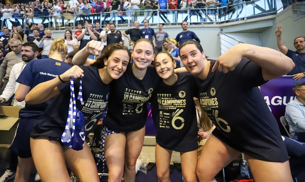 Eufòria entre les jugadores del Sabadell. Autora: Alba Garcia.