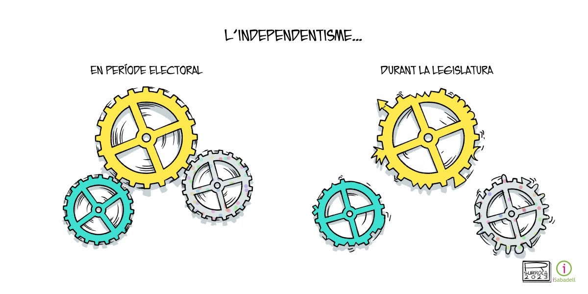 'Unitat independentista' (20/4/23). Autor: R. Surroca 