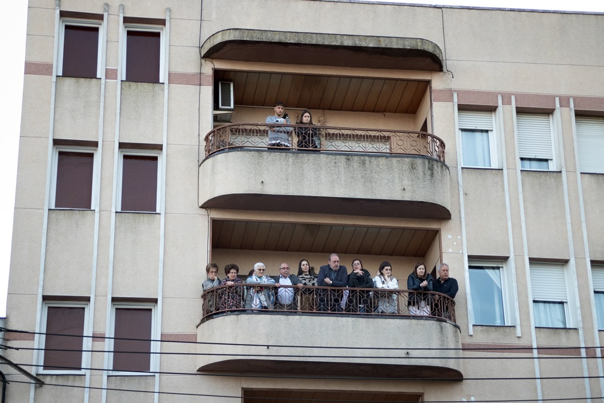 Un moment de la processó de Divendres Sant 2023. Autora: Alba Garcia.