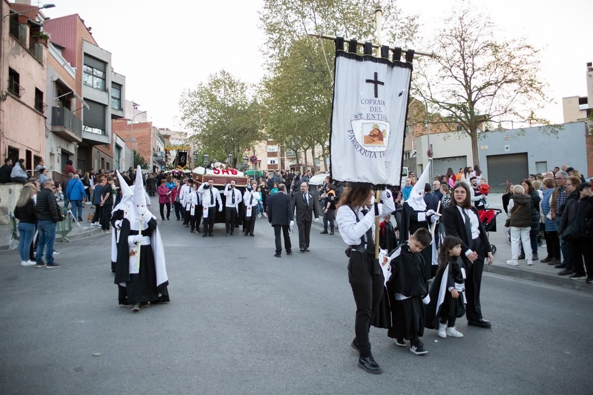 Un moment de la processó de Divendres Sant 2023. Autora: Alba Garcia.