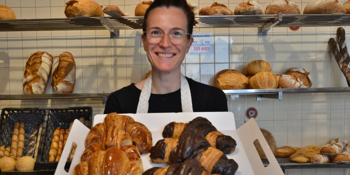Foto portada: els croissants de la Fleca Martí Portell, i també del Tros de Pa. Autor: J.d.A.