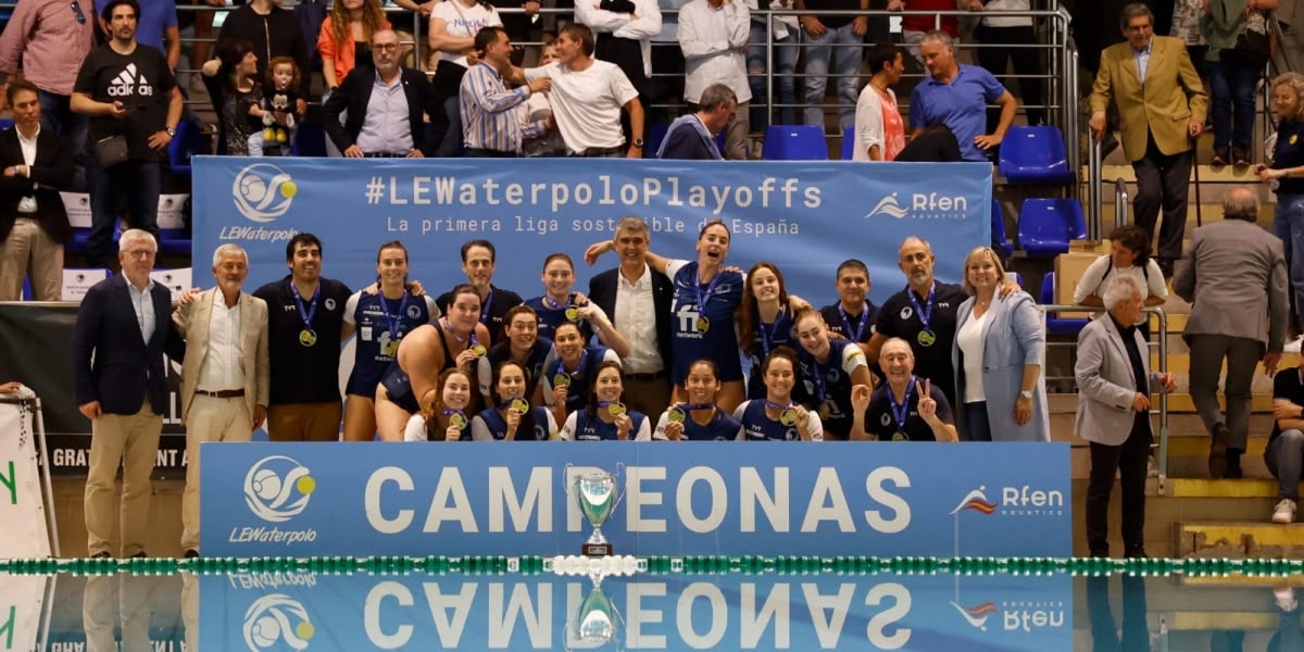 El CN Sabadell, campió de lliga. Autor: David Jiménez.