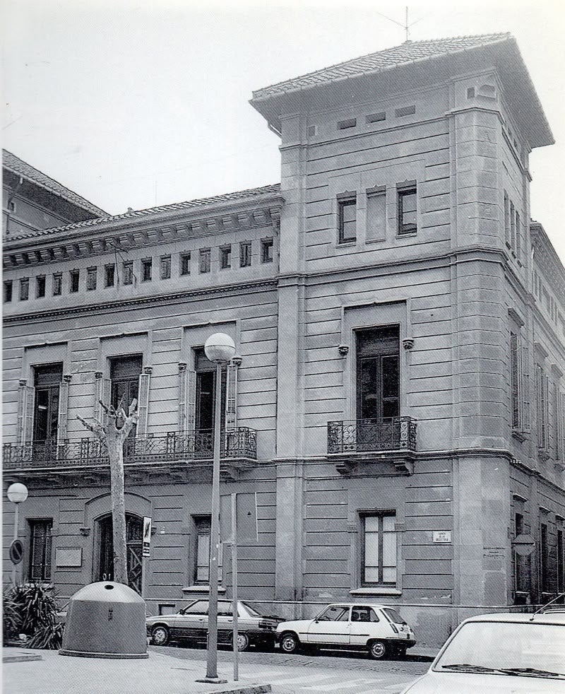 La Casa Ponsa a finals del 80, ja com seu de l'AHS