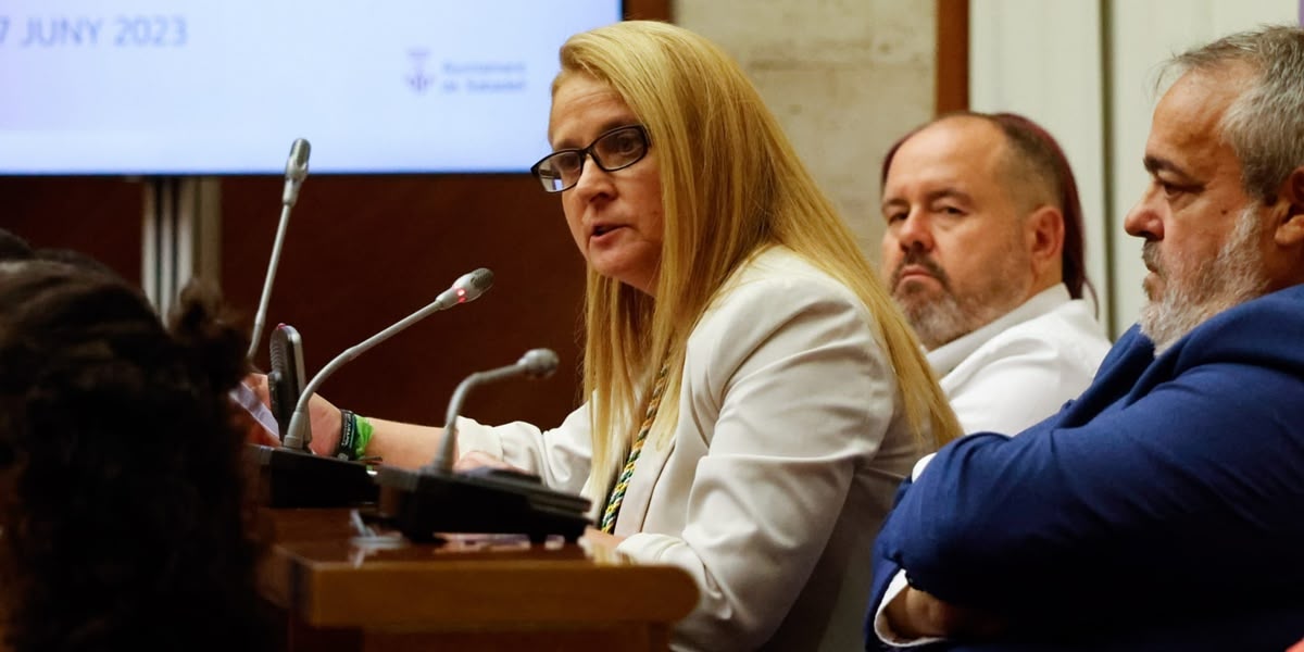 La cap de llista de Vox, Nuria Acacio. Autor: David Jiménez.