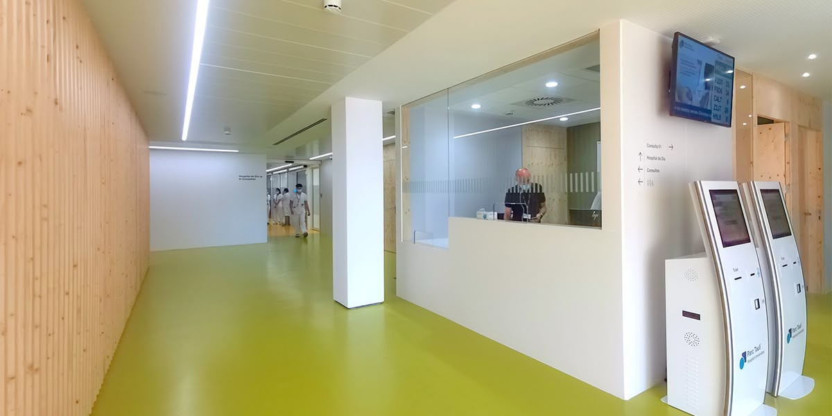 Nou espai de consultes externes de pediatria i hospital de dia del Taulí. Autor: cedida