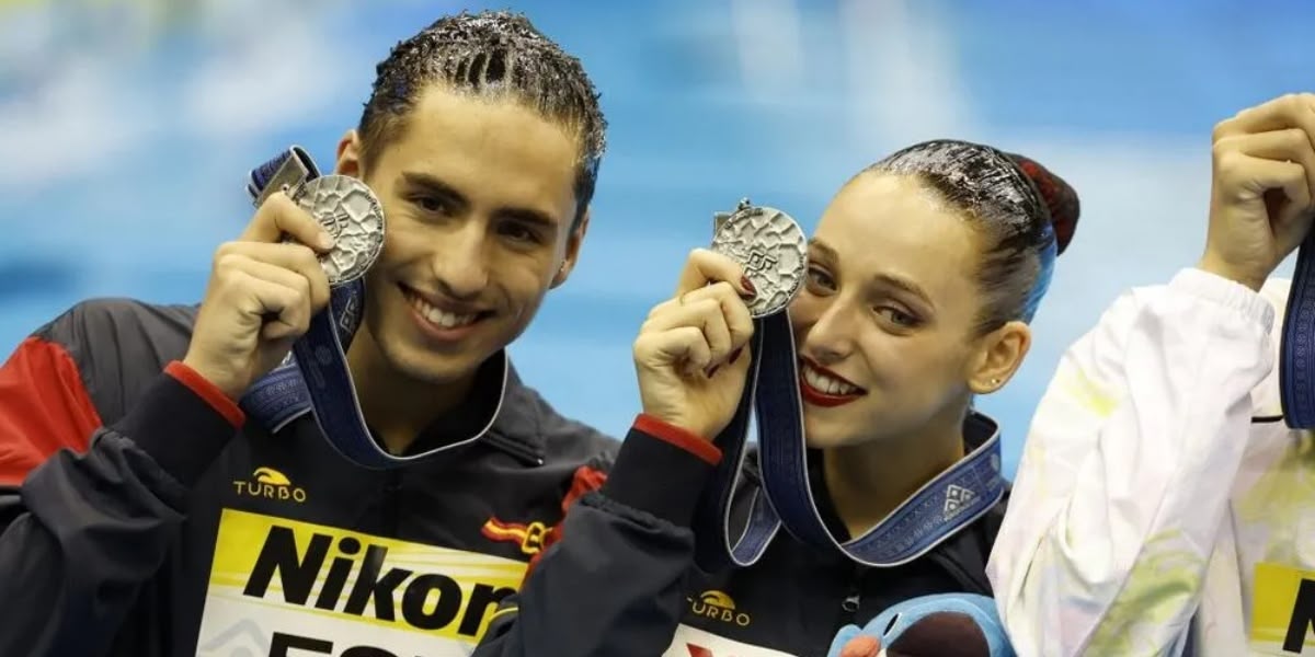 Dennis Gonzalez i Emma Garcia plata a Fukuoka. Autor: Issei Kato