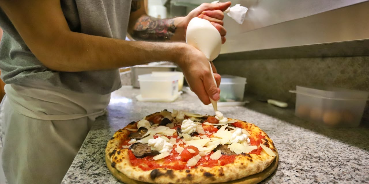 Una de les creacions de la pizzeria Ofame. Autora: Alba Garcia Barcia.