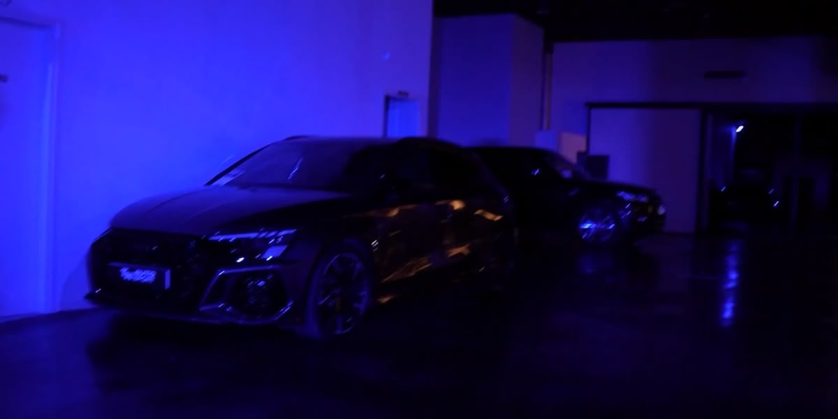 Foto portada: captura de vídeo del concessionari on es va produir el robatori, la nit de divendres a dissabte passat. Font: Crónica Global. 