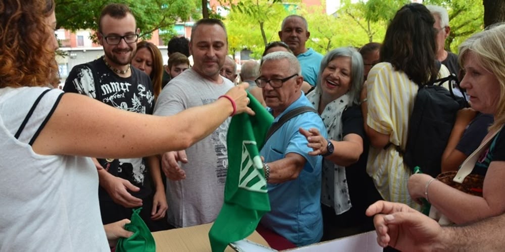 Un moment de la trobada d'inici de la festa major del 2017. Autor: David B. 