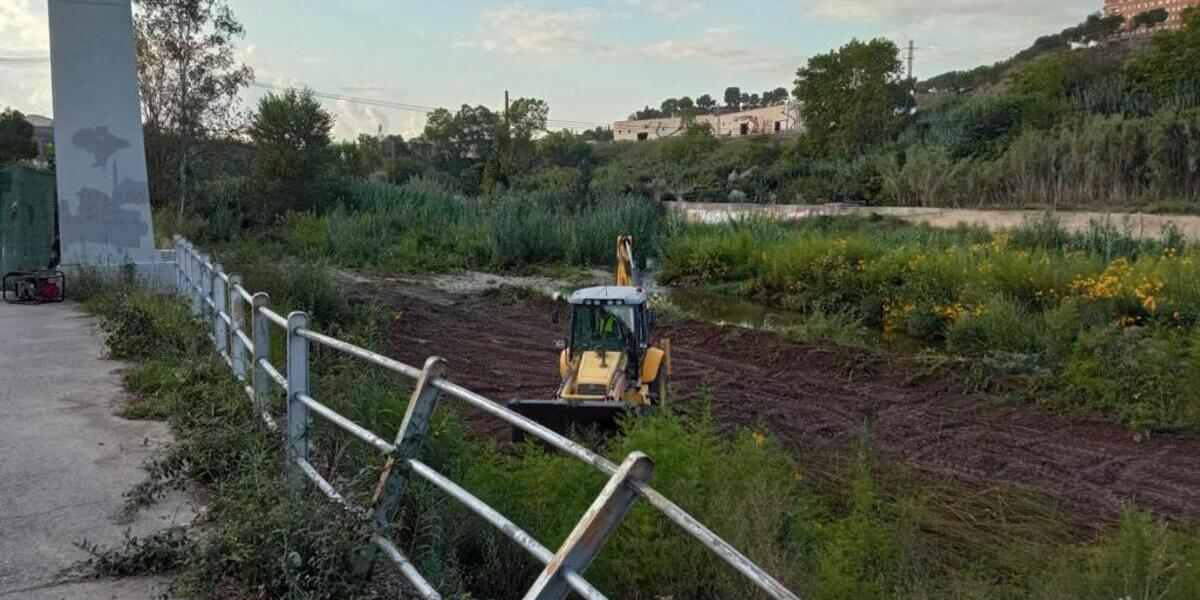 Treballs a les passarel·les del Ripoll. Font: cedida.