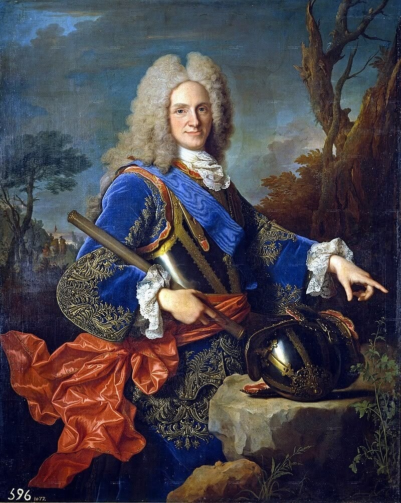 Retrat oficial de Felip d’Anjou, Felip V, de l’any 1723. Autor: Jean Ranc.