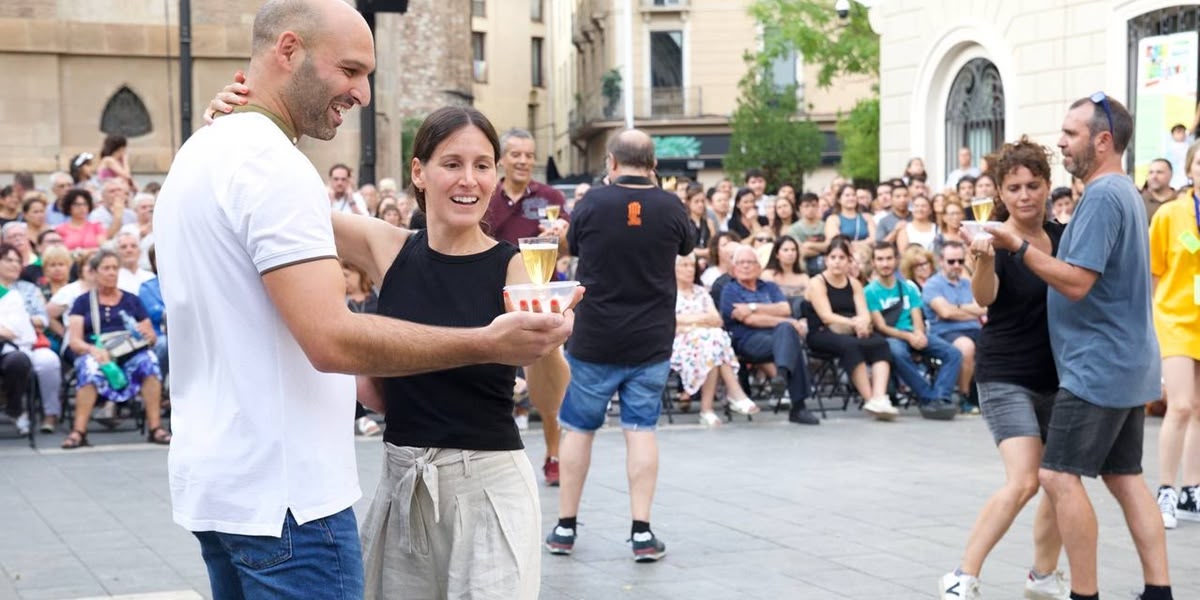 La parella guanyadora del Ball de la Bola 2023. Autor: B.Tiana / Ajuntament. 