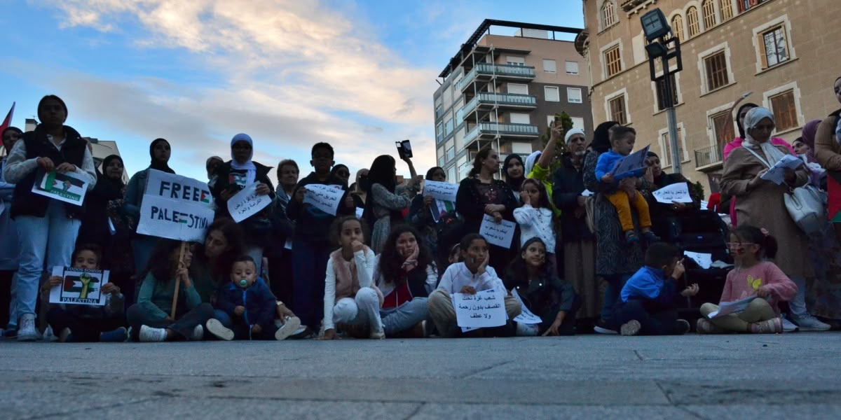 Manifestació en suport al poble palestí, el 20 d'octubre de 2023. Autor: J.d.A.