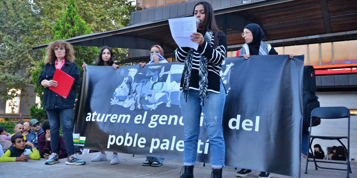 Manifestació en suport al poble palestí, el 20 d'octubre de 2023. Autor: J.d.A.