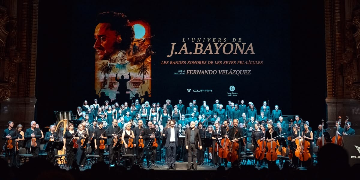 Concert al Gran Teatre del Liceu amb les bandes sonores de Bayona. Autor:  Sergi Panizo / ACN