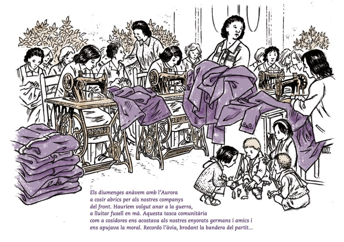 Il·lustració corresponent al mes de gener del calendari institucional 2023.