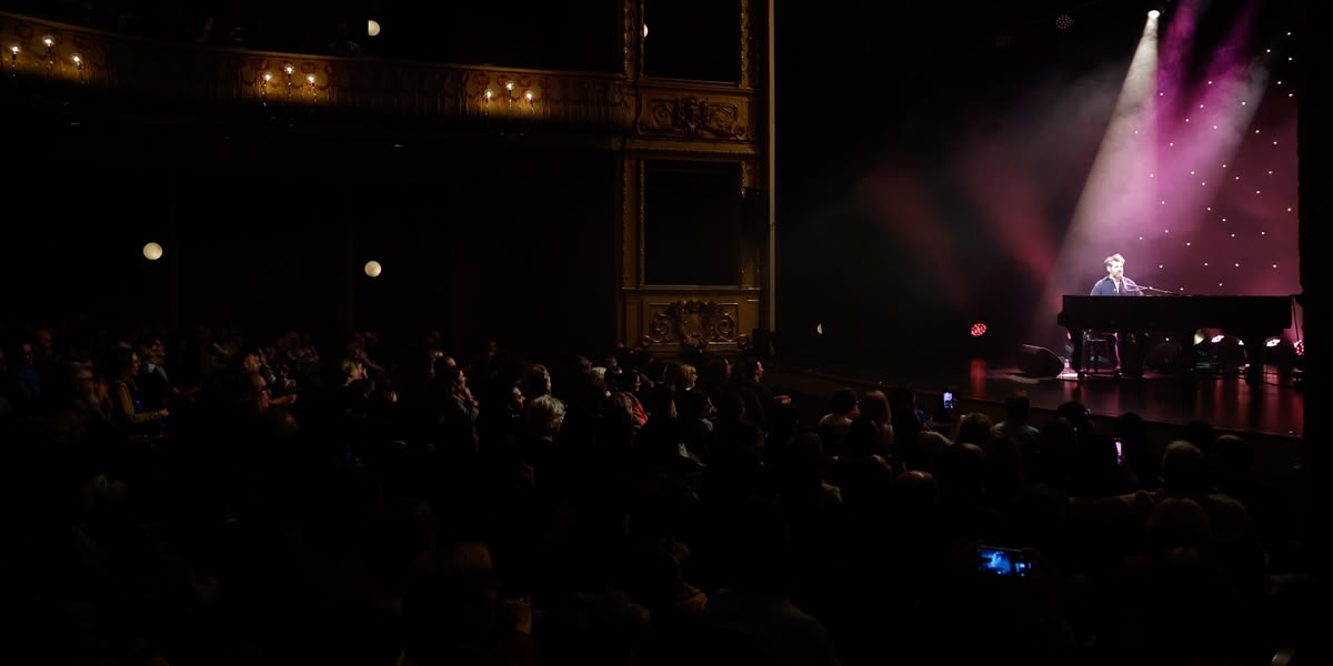 Joan Dausà, durant el concert. Autor: David Jiménez.