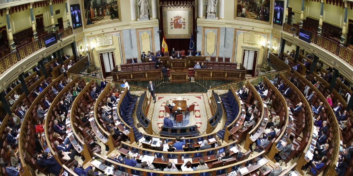 El Congrés dels Diputats, durant l'aprovació de la consideració de la llei d'amnistia. Font: ACN
