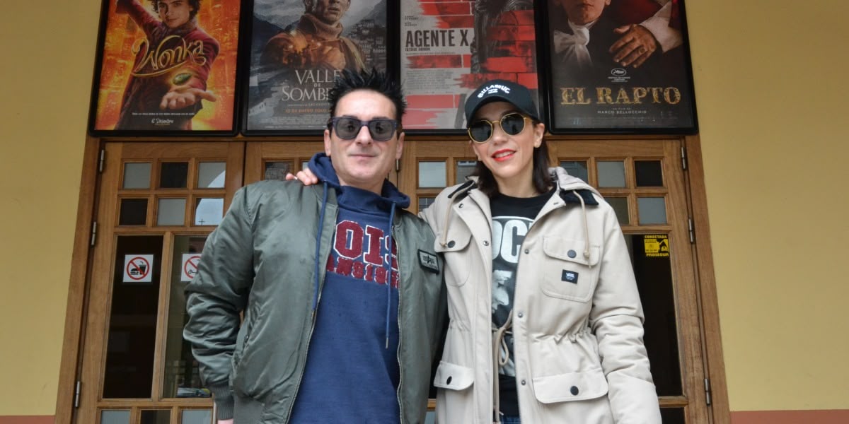 El director i la productora de 'Run baby run'. Autor: Jordi M.