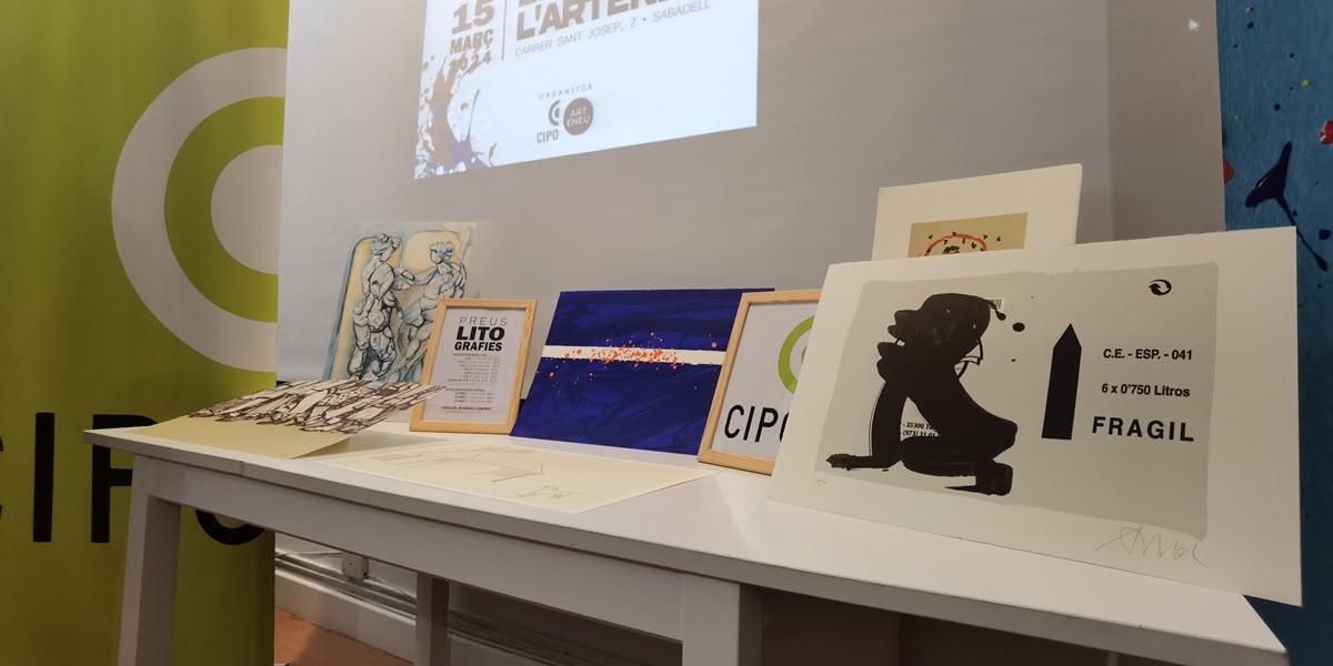 Algunes de les litografies. Autor: cedida.