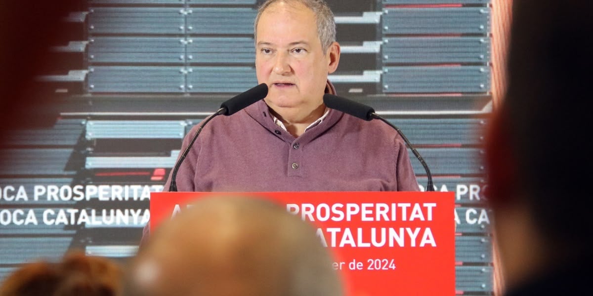 El ministre d'Indústria, Jordi Hereu, a Fira Sabadell. Autor: ACN.