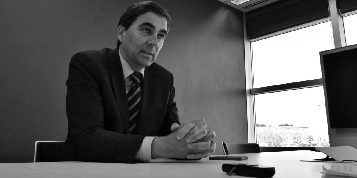 El conseller delegat d'IDP i president d'Aigües Sabadell, l'empresari sabadellenc Enric Blasco. Autor: J.d.A.