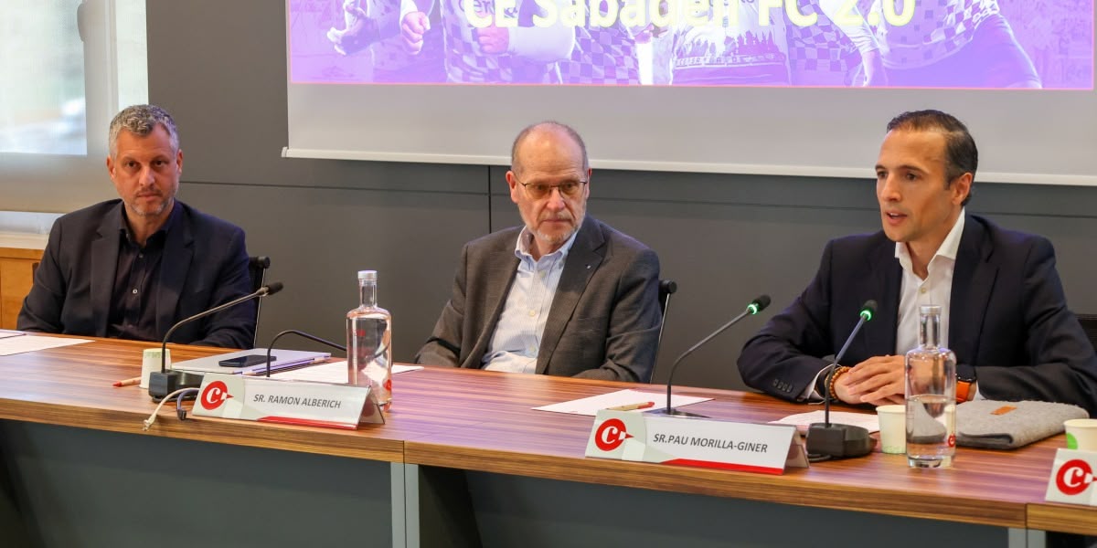 Adam Rothstein, Ramon Alberich i Pau Morilla-Giner, a la Cambra. Autora: Alba Garcia.