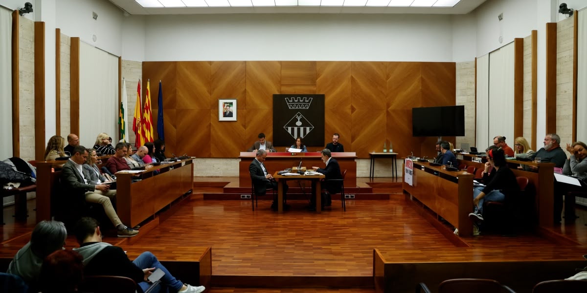 Foto portada: la sala de plens, durant la sessió. Autor: David Jiiménez.