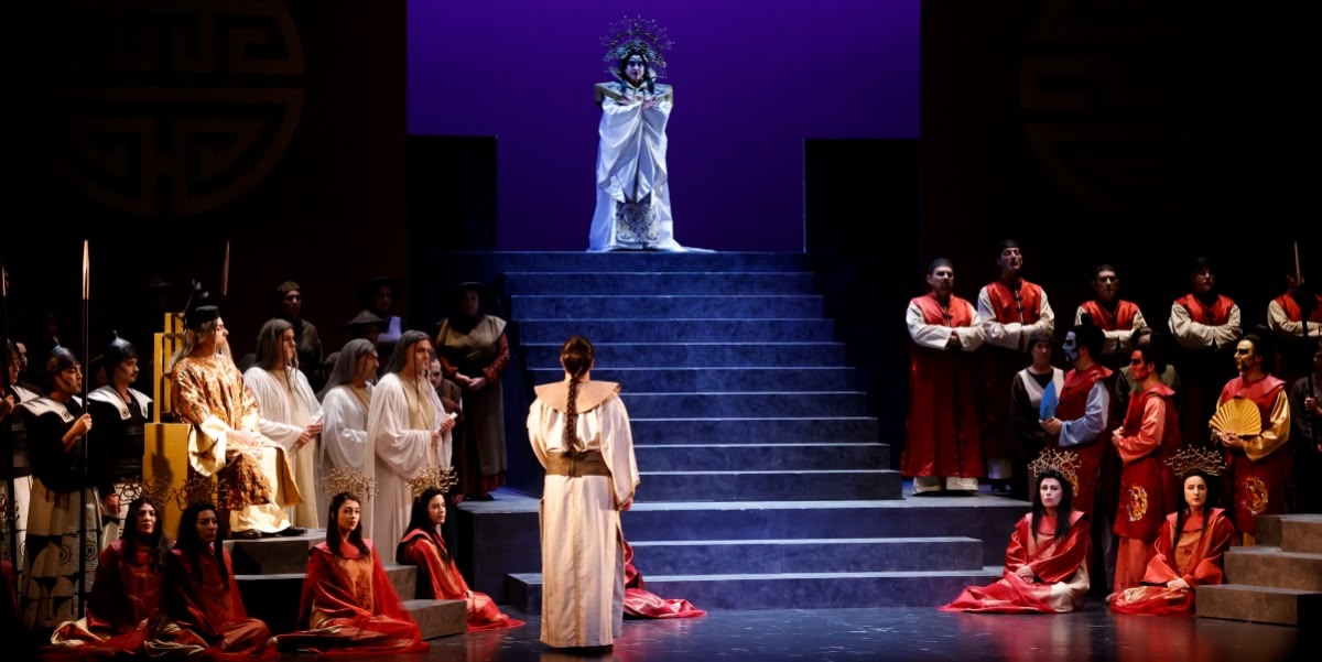 Un moment de 'Turandot', aquest dimecres. Autor: David Jiménez.