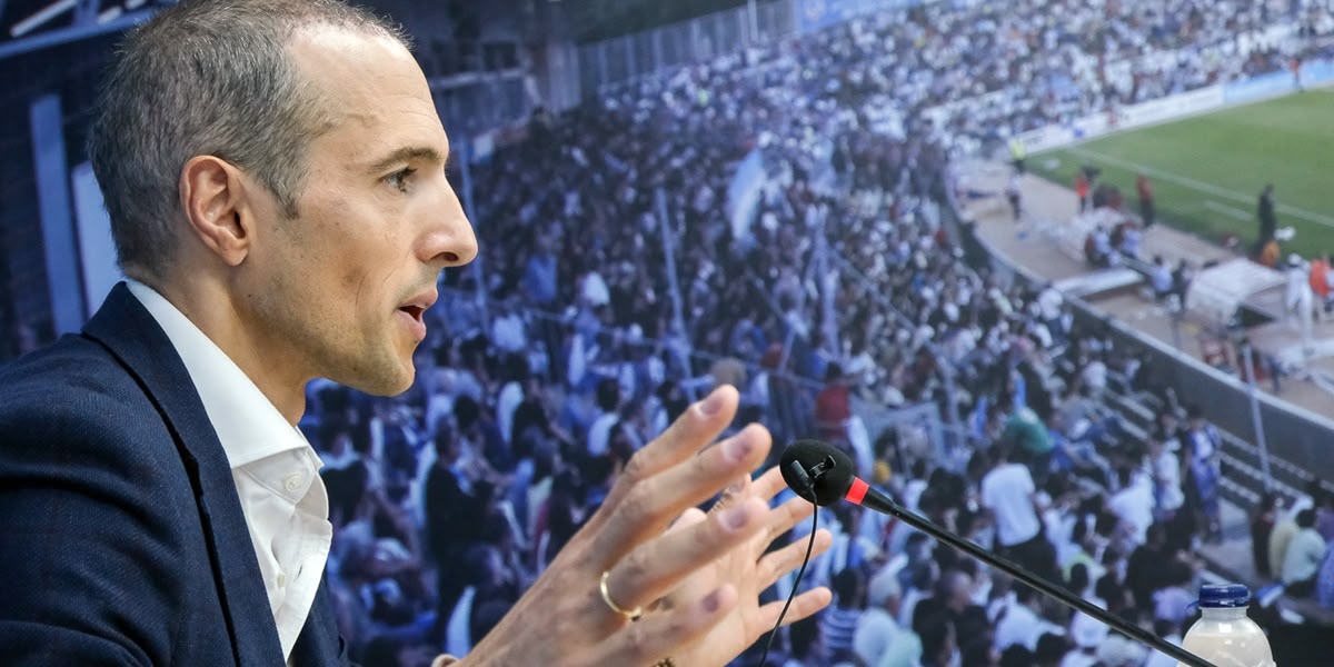 El president del CE Sabadell, Pau Morilla-Giner. Font: X.