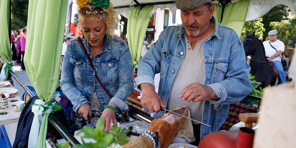 Romeria de Sant Isidre de l'Associació Andalusa de San Sebastián de los Ballesteros, el 19 de maig de 2024. Autor: David Jiménez.