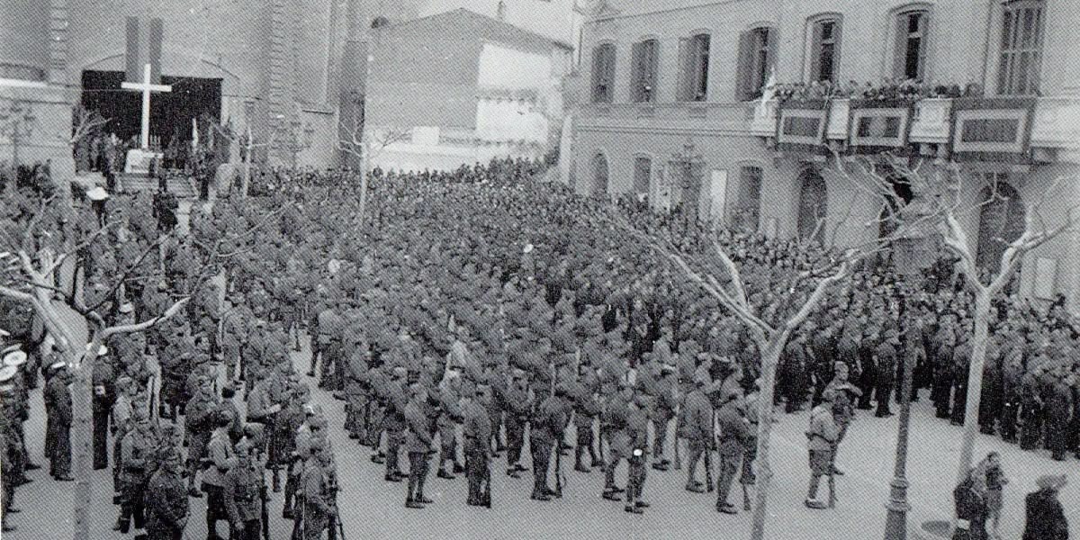 Missa de campanya amb motiu de la caiguda de Madrid (març
1939)