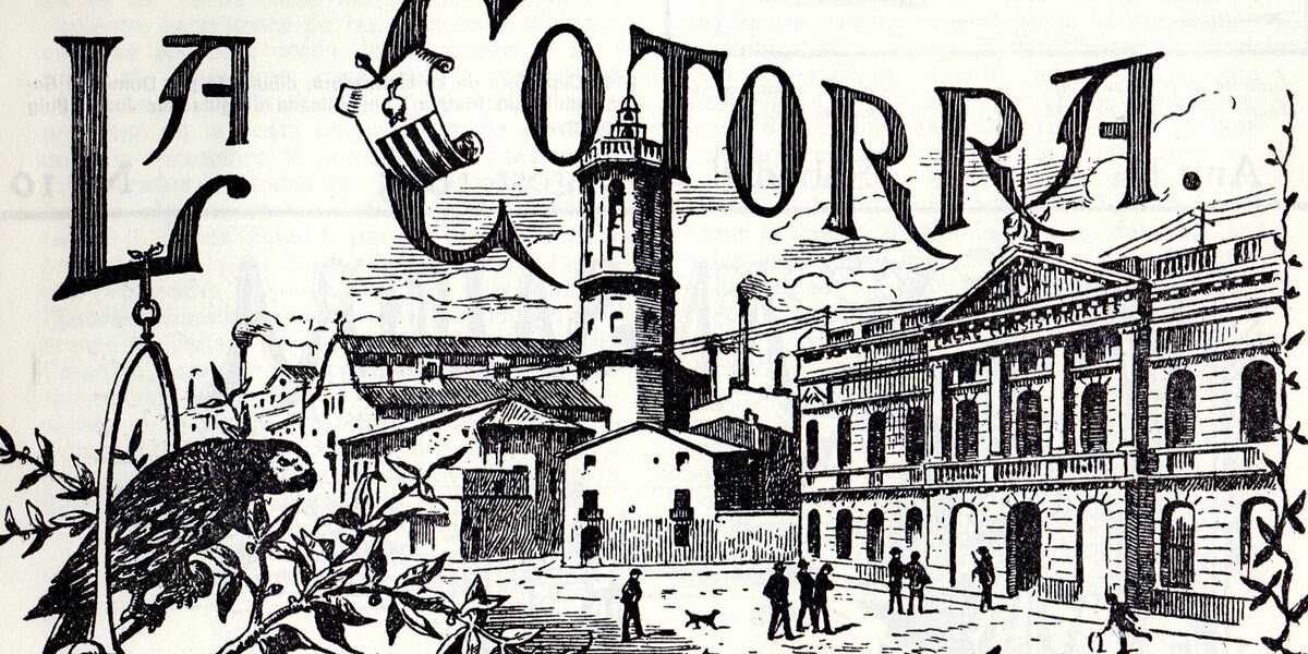 Portada del setmanari satíric 'La Cotorra'. Autor: cedida.