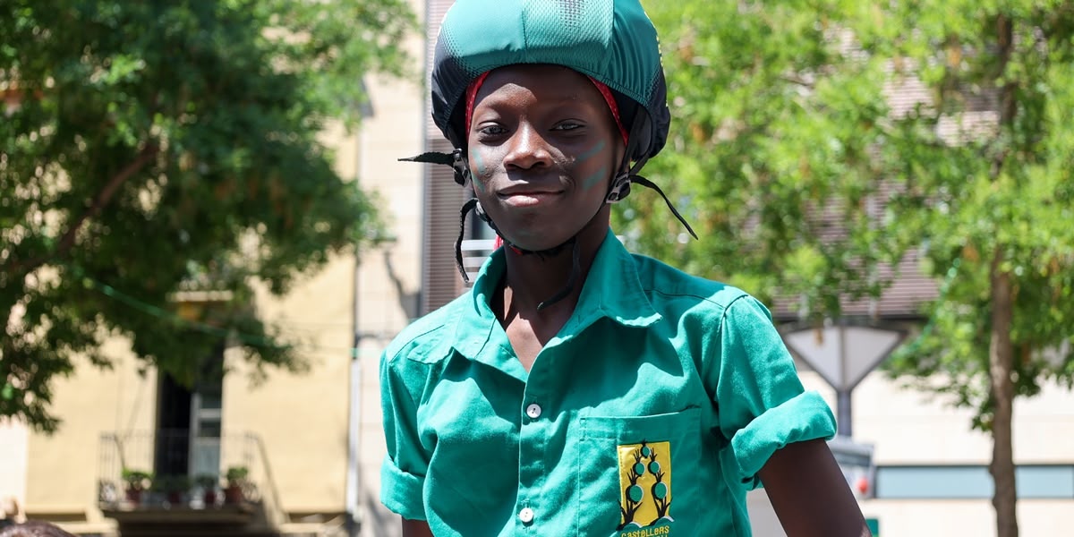 Un moment de la Diada Castellera dels 30 anys dels Saballuts. Autora: Alba Garcia.