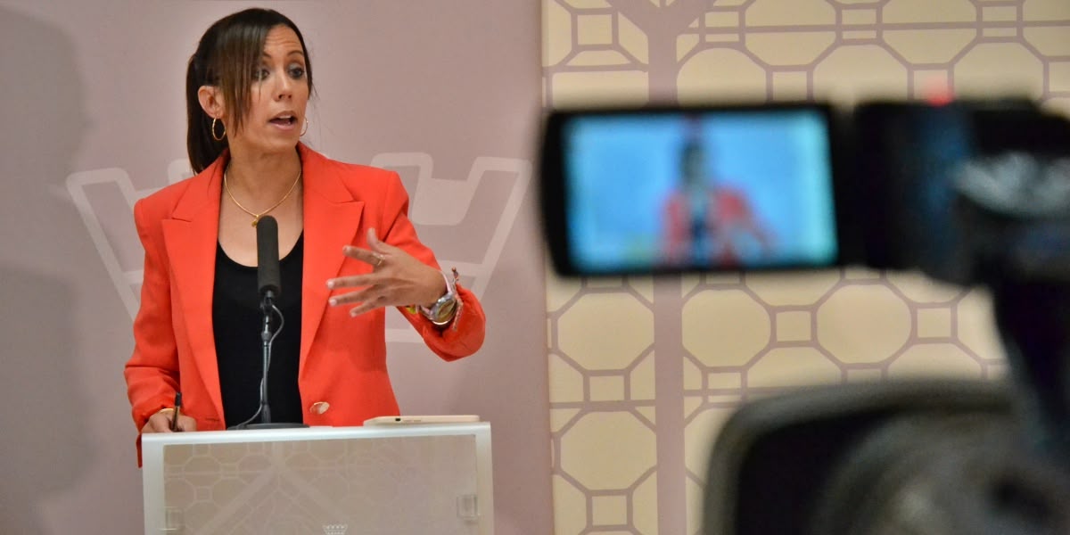 L'alcaldessa de Sabadell, Marta Farrés, aquest dijous. Autor: J.d.A.