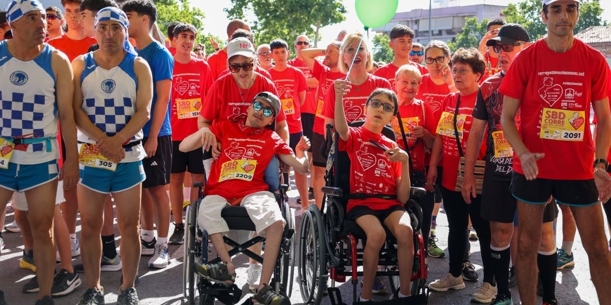 Setena edició de la cursa SBD Corre pels nens i les nenes, el 16 de juny de 2024. Autora: Alba Garcia.