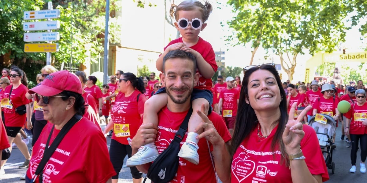 Setena edició de la cursa SBD Corre pels nens i les nenes, el 16 de juny de 2024. Autora: Alba Garcia.