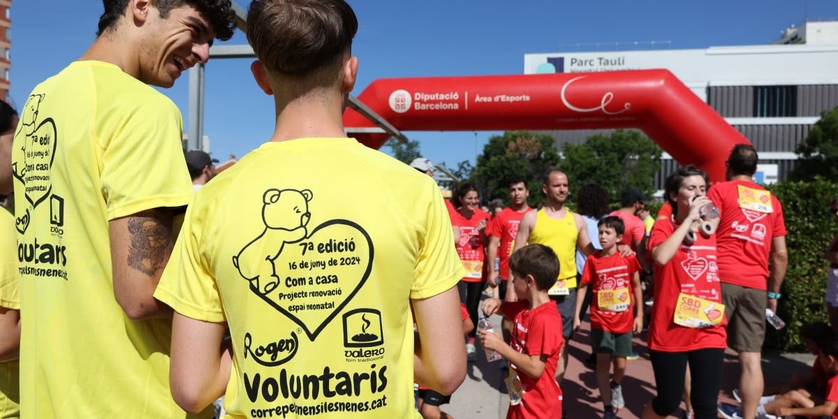 Setena edició de la cursa SBD Corre pels nens i les nenes, el 16 de juny de 2024. Autora: Alba Garcia.